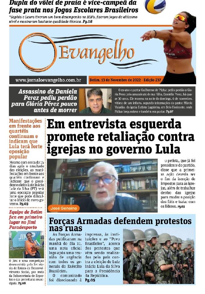 Em entrevista esquerda promete retaliação contra igrejas no governo Lula
