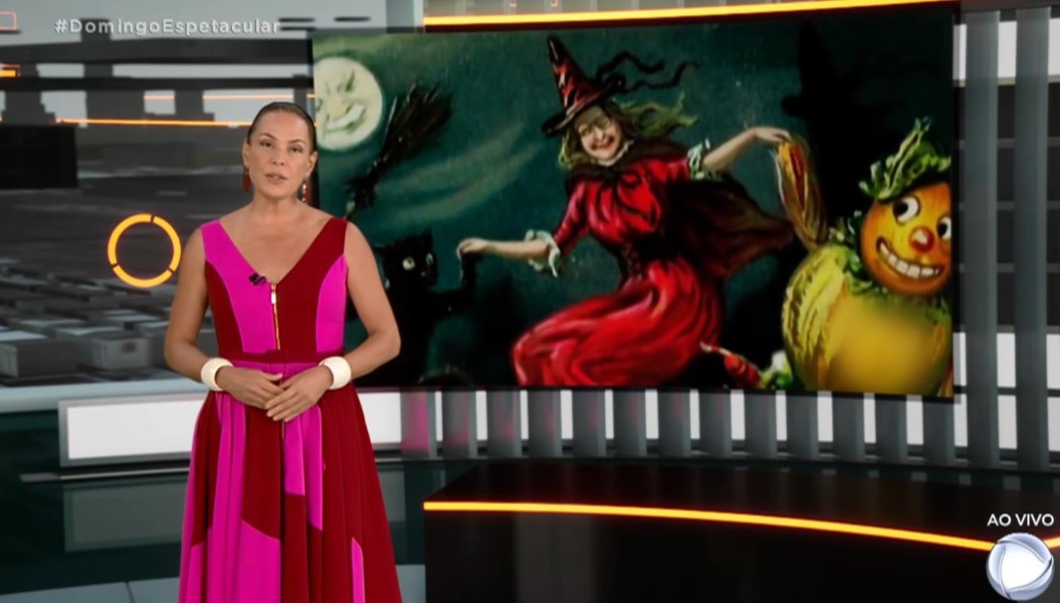 Apresentadora da Record é atacada após matéria sobre origens pagãs do Halloween