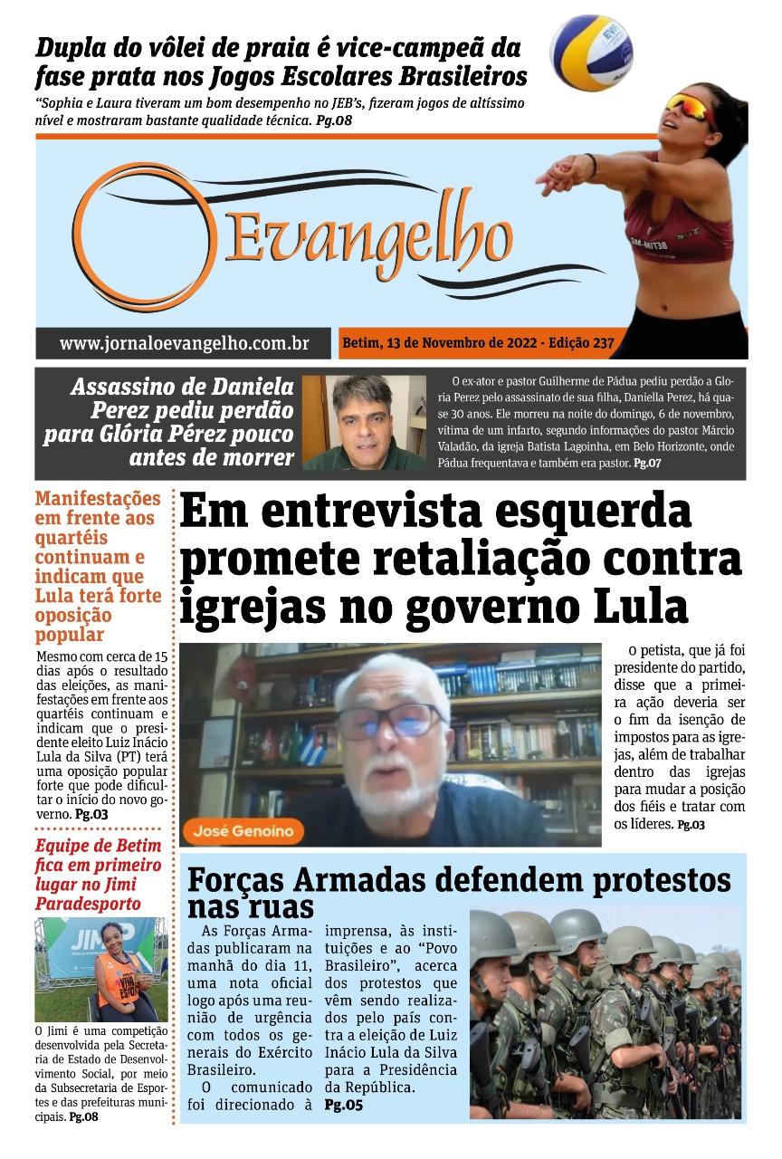 Em entrevista esquerda promete retaliação contra igrejas no governo Lula