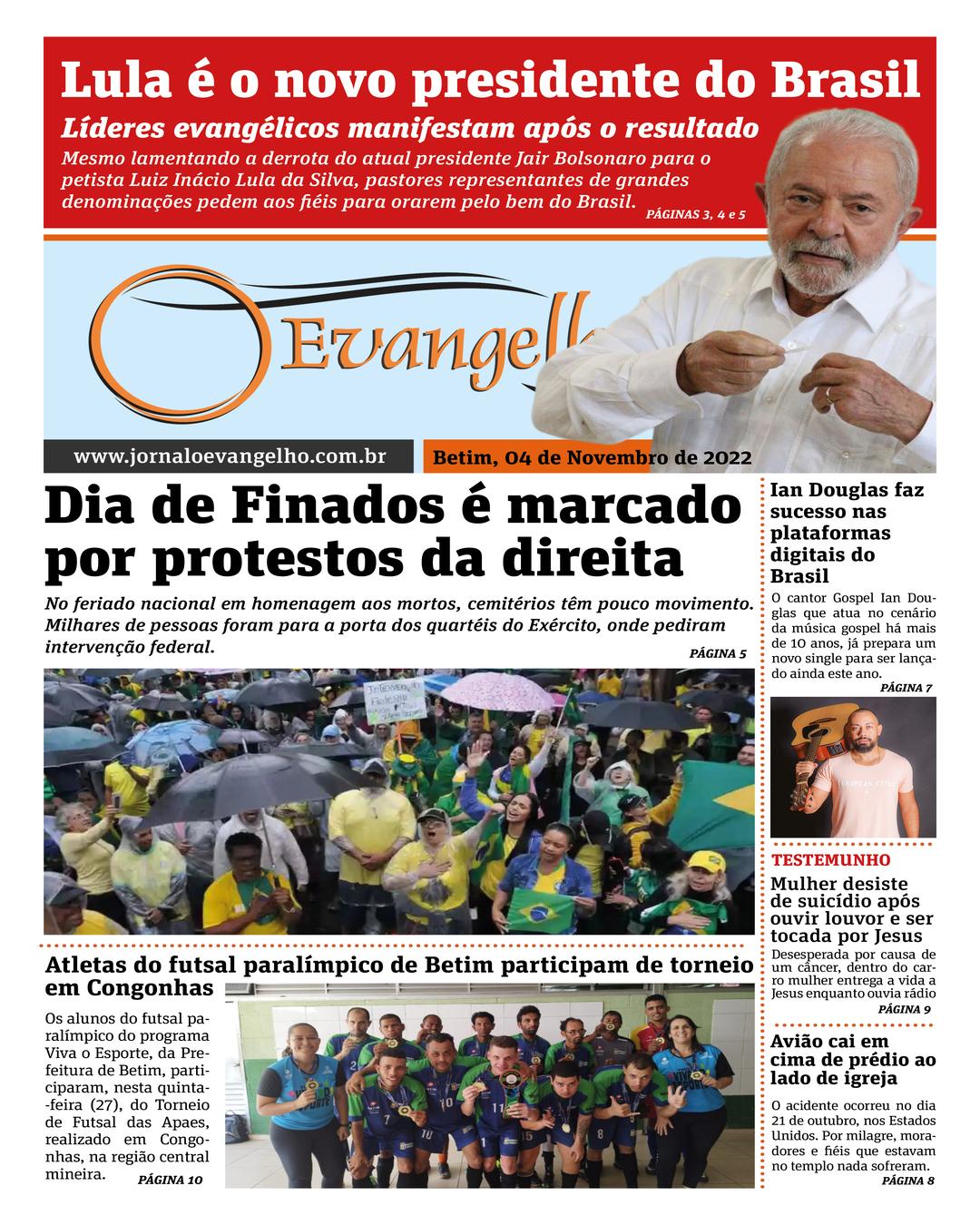 Dia de Finados é marcado por protestos da direita