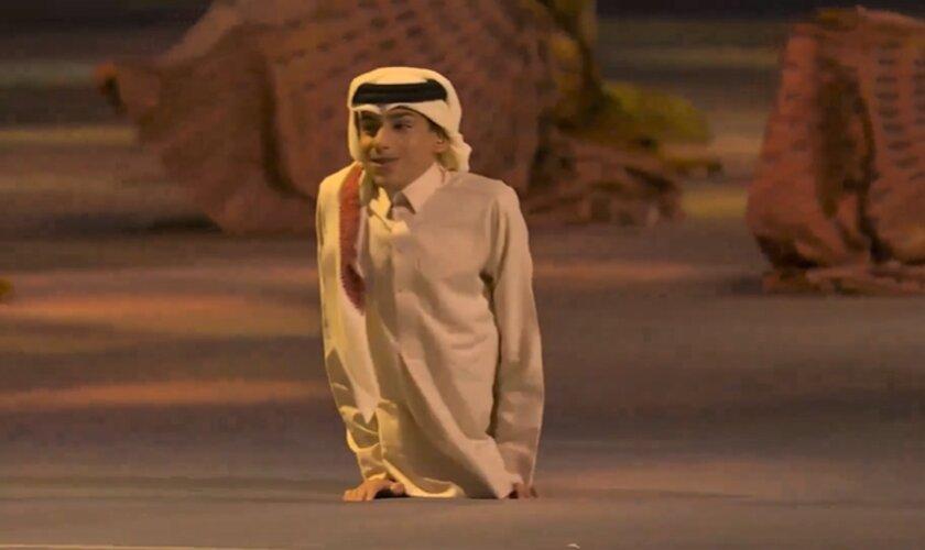 Sem as pernas Ghanim ganhou o mundo na abertura da Copa 2022