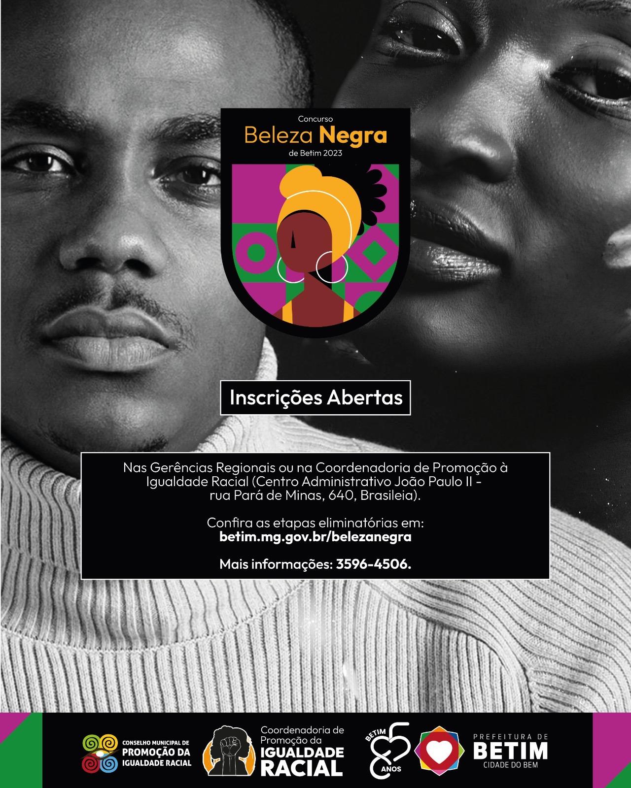 5ª Edição do concurso Beleza Negra de Betim tem inscrições abertas