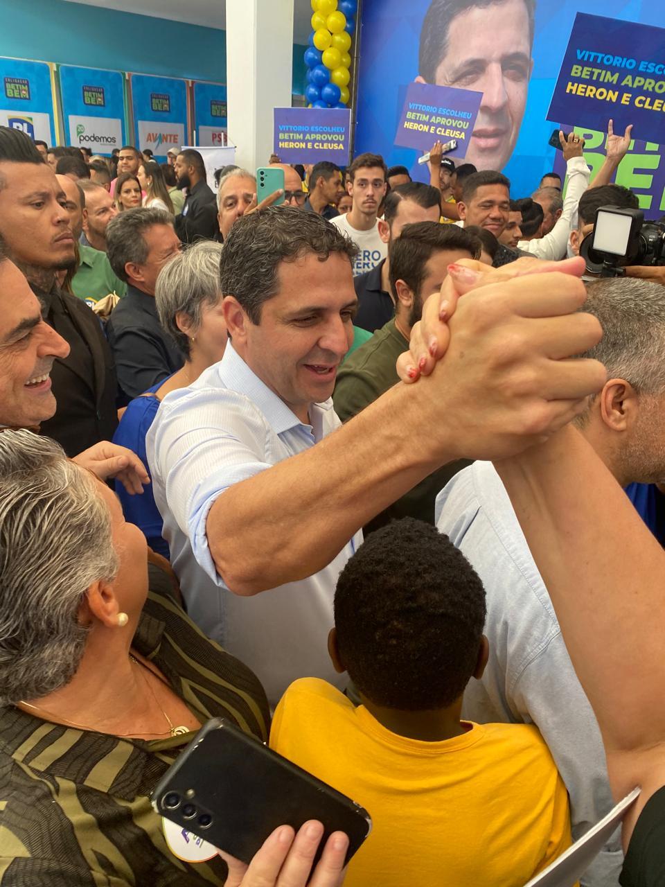 Convenção União Brasil e Partidos Unificados oficializa candidatura de Heron e Cleusa à Prefeitura de Betim