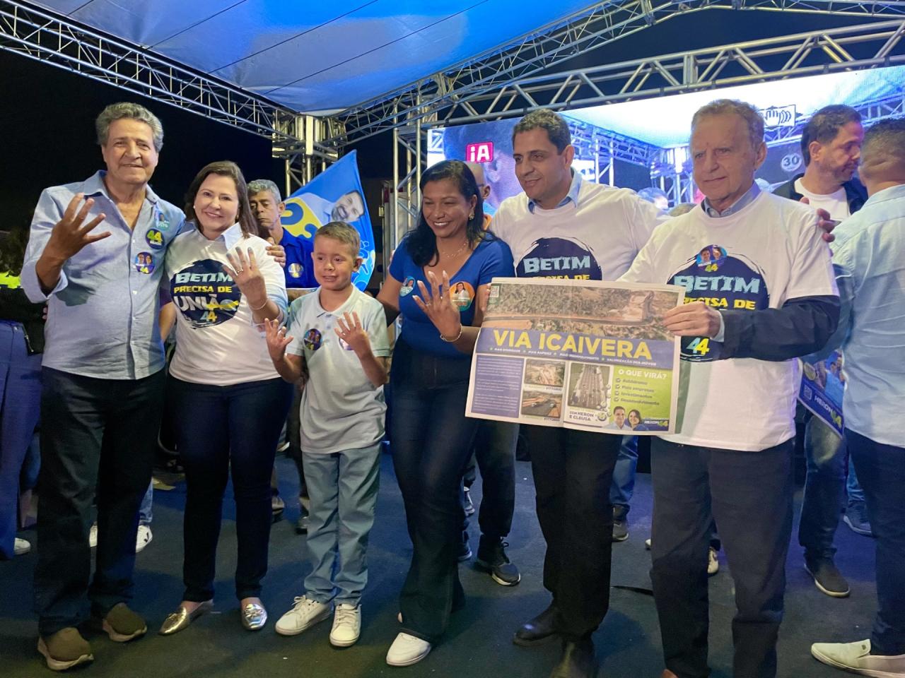 Com propostas de infraestrutura, educação e habitação, Heron Guimarães e Cleusa Lara lançam Plano de Governo no Icaivera