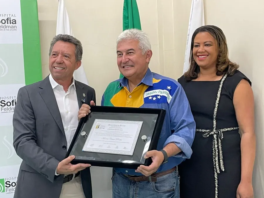 Senador e ex-astronauta Marcos Pontes recebe título de Cidadão Honorário de Betim