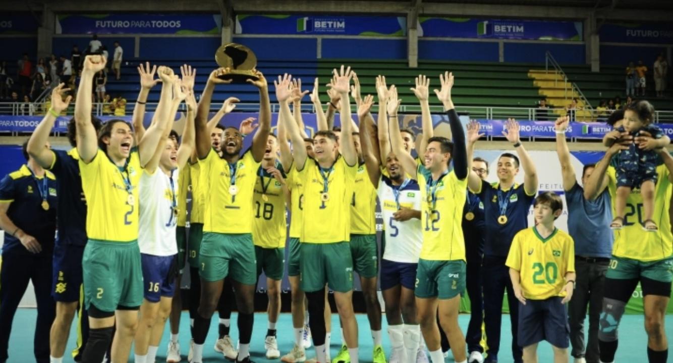 Brasil conquista em Betim título da Copa América de Vôlei 2025