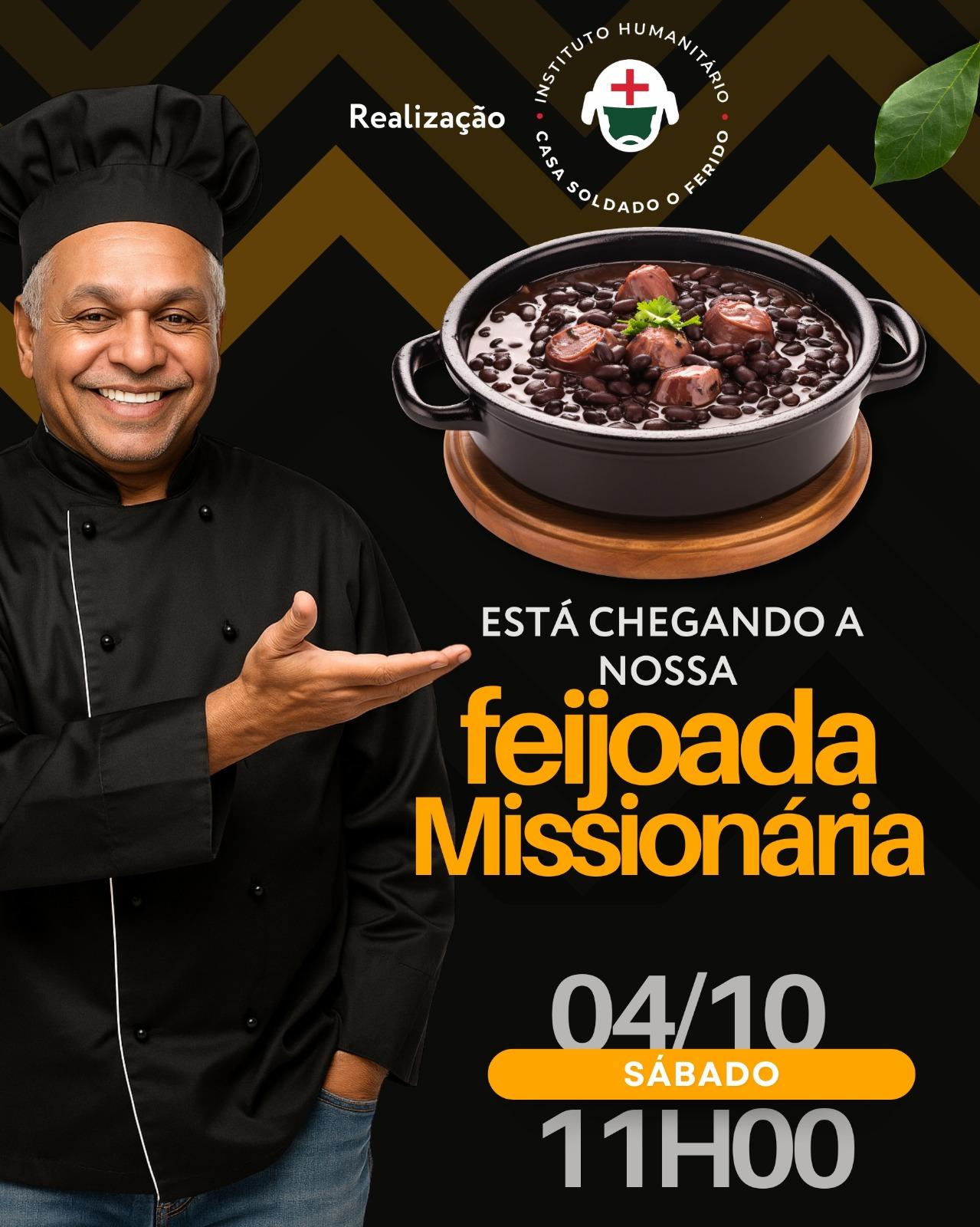 IHCSF promove feijoada beneficente em prol do Trailer Palco de Evangelização
