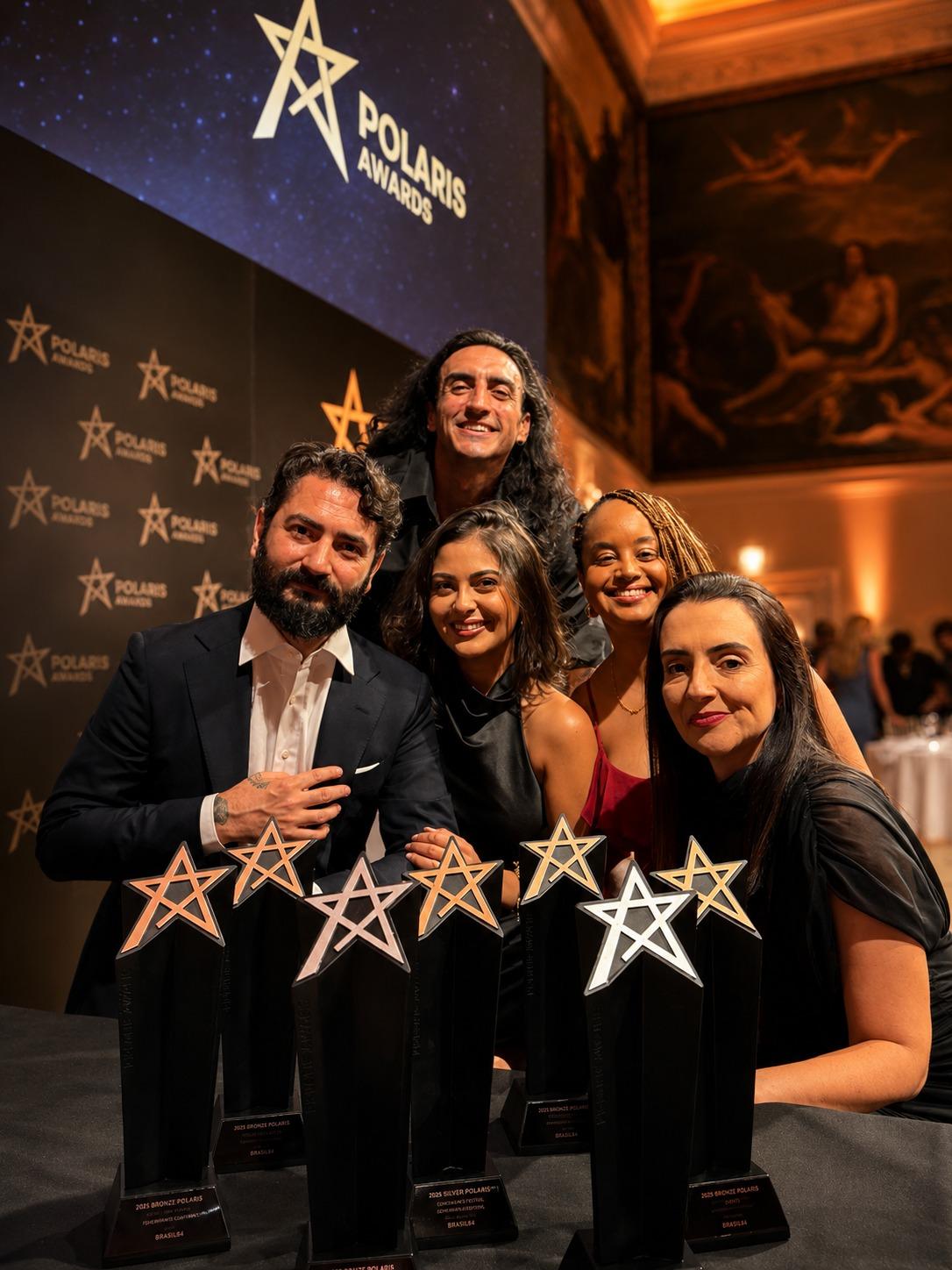 Agência mineira Brasil84 conquista seis troféus no Polaris Awards, em Londres