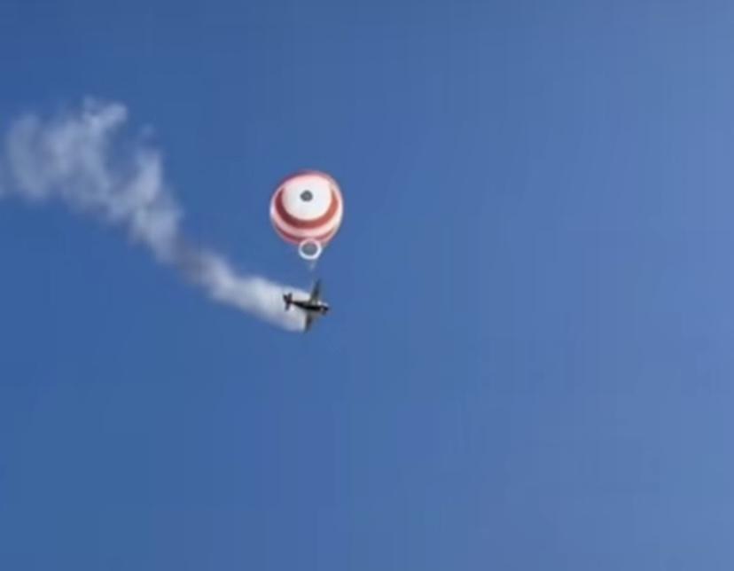 Avião pega fogo e cai em Mateus Leme