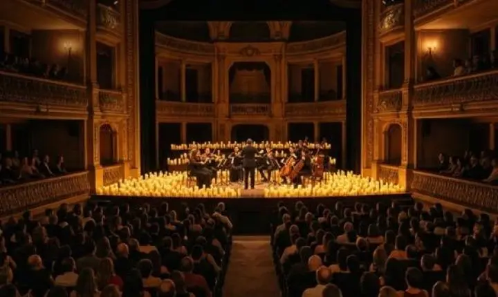 Betim recebe espetáculo “Clássicos do Rock” iluminado por centenas de velas